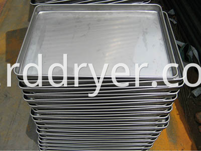 Stainless steel barbecue tray